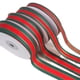 thumbnail image 4 of Xiao Hua Cinta navideña, 1 rollo de cinta verde + roja - 4 cm × 23 m. Cinta a cuadros, cinta decorativa y cinta de regalo para envolver regalos, cinta navideña perfecta para la decoración navideña., 4 of 4