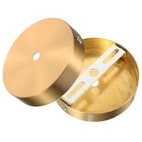 PTOOTP Brass Ceiling Cover Plate 2-Pack Flexible Installation for Lamp Fixtures and Lighting Accessories