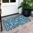 thumbnail image 6 of Addison Rugs Chantille Indoor/Outdoor Transitional Geometric, Abstract Navy Washable Rectangle Rug, 1'8" x 2'6", 6 of 6