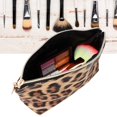 thumbnail image 4 of Bolsa de maquillaje Ticfox Bolsa de almacenamiento de maquillaje portátil Estampado de leopardo, 4 of 8
