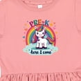 thumbnail image 4 of Inktastic Pre-k Here I Come Unicorn Girls Toddlers Kids Back to School Girls Toddler Dress, 4 of 5