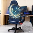 thumbnail image 3 of Uorisanigo Blue Butterfly Gaming Chair Covers Slipcovers Removable Computer Reclining Gaming Chair Protector Slipcovers Easy to Install Office Chair Covers Gift for Holiday, 3 of 8