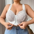 thumbnail image 3 of Versatile Front Closure Strapless Bra Everyday Comfort & Casual Wear; Supportive Wire-Free Ideal Push-Up For Smooth Invisible Look(Beige-I,100D), 3 of 5