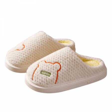 

JUSTUP Unisex Cartoon Home Slippers Memory Foam Non-Slip Indoor Shoes（7-7.5）