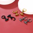 thumbnail image 4 of FaithHeart Viking Thor Hammer Earrings for Men Women Stainless Steel Norse Mythology Ear Drops Punk Jewelry Gift for Dad Grandpa Fathers Day Christmas, 4 of 10