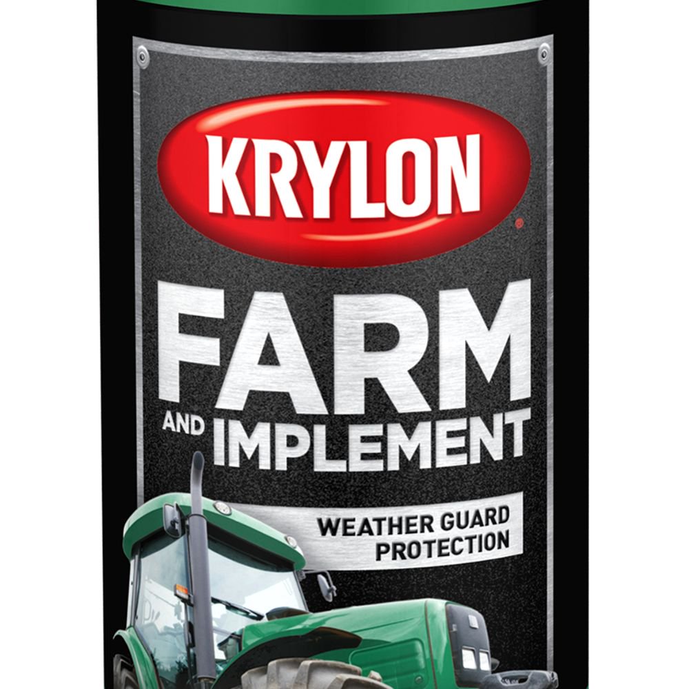 Krylon Farm & Implement Paint, High Gloss, John Deere Green, 12 oz