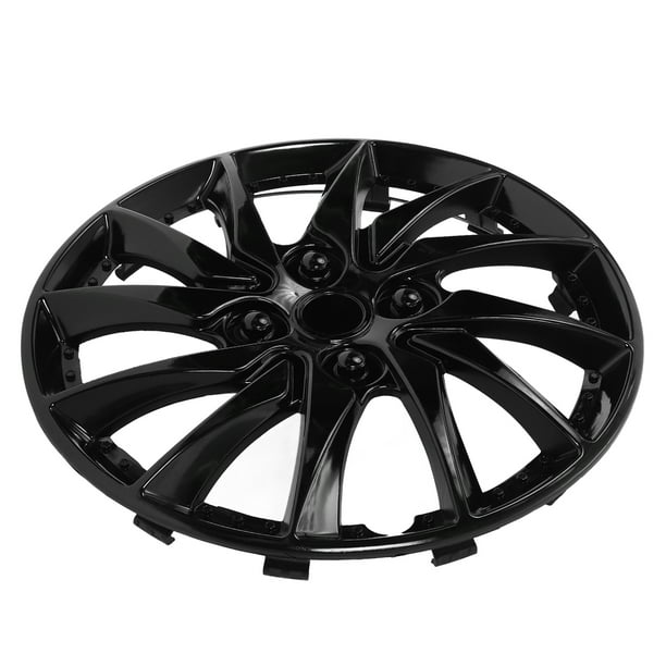 WORGEOUS Caja de rueda de coche de 14 pulgadas Hubcap para concentrador de automóviles Auto Refit Accesorio (Negro)