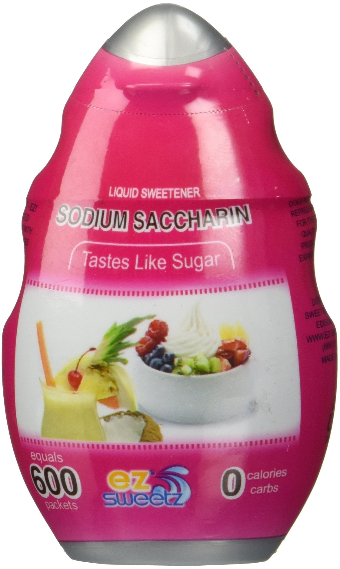 EZSweetz Sodium Saccharin (Single Pack 1.42oz Liquid Sweetener 600