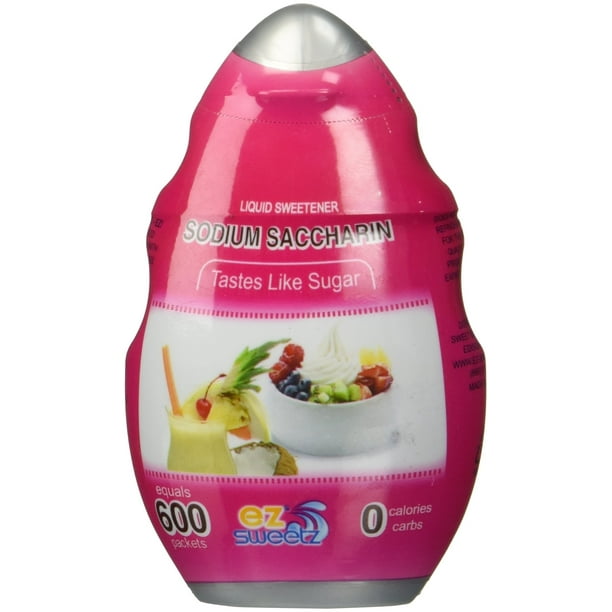 EZSweetz Sodium Saccharin (Single Pack 1.42oz Liquid Sweetener 600