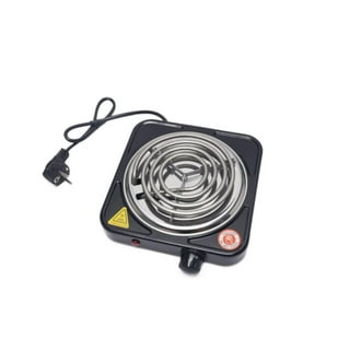 Wobythan Electric Stove, Single Burner Cooktop, Compact and Portable,  Adjustable Temperature Hot Plate, 1000 Watts