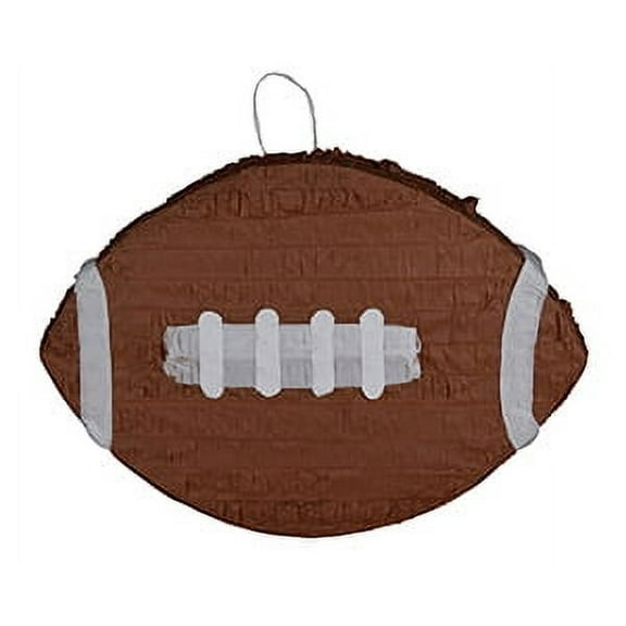 Football Piñata, Brown, 20.5in x 14.5in