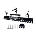 thumbnail image 1 of Perchero para medallas Sharpla con 20 ganchos soporte para baloncesto y karate, 1 of 8