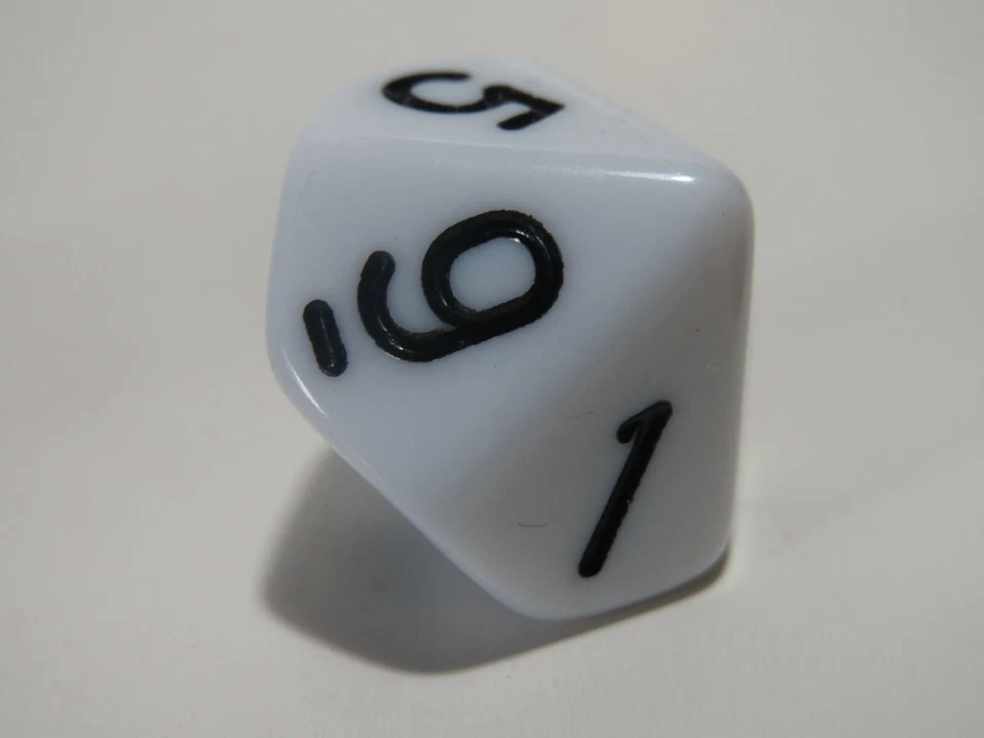 BUTTERFLY- Rpg Dice 10Pc - Opaque White - 1 @ D4 D8 D10 D12 D20 D00-10 & 4 D6