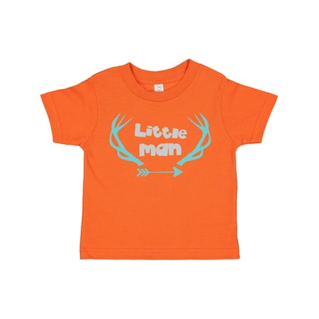 

Inktastic Little Man Little Boy Deer Antlers Arrow Gift Toddler Boy Girl T-Shirt