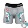 thumbnail image 2 of Mens Daddy Shark Boxer Briefs Funny Fathers Day Cool Underwear Gift Humor for Guys, 2 of 8