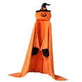 thumbnail image 1 of Disfraz de calabaza de Halloween, largo hasta el suelo, para fiesta de Halloween, para cosplay en el escenario. Naranja, 1 of 9