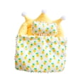 thumbnail image 4 of Cama de muñeca Cómoda figura de peluche Cama para dormir Adorno de escritorio Muñeca adorable Amarillo, 4 of 9