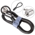 thumbnail image 1 of Cable de seguridad ANGGREK 200 cm para ordenador portátil color negro, 1 of 8