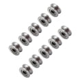 thumbnail image 2 of Fyydes U Groove Bearing, Carbon Steel Ball Bearing, For Rail Track Linear Motion System, 2 of 8