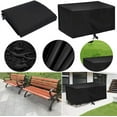 thumbnail image 3 of Patio Furniture Covers, Outdoor Furniture Cover Waterproof 102 x 48 x 30 Inch Outdoor Table Chair and Sofa Covers Heavy Duty for Rain, Dust Snow, Rectangular (260x120x75cm), 3 of 7
