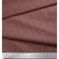 thumbnail image 3 of Soimoi Brown Rayon Crepe Fabric Brush Stroke & Dots Abstract Print Fabric by the Yard 46 Inch Wide, 3 of 3