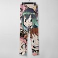 thumbnail image 2 of Characters My Hero Academia Pajama Bottoms for Women Novelty Lounge Daily Cozy Soft Sleep Pajamas Pants Long Sleepwear, 2 of 7