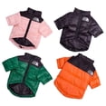 thumbnail image 1 of Abrigo de invierno para perros con diseño de cara de perro: chaqueta acolchada, chaqueta de plumón, talla S, 1 of 5