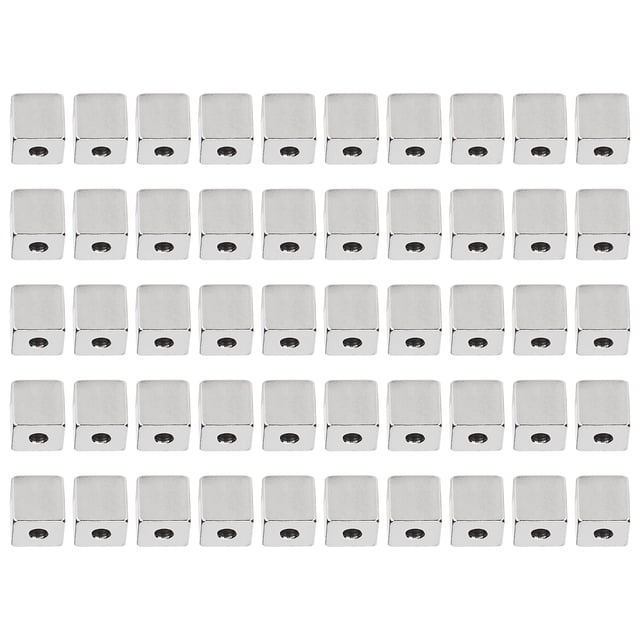 Stainless Steel Spacer Beads, Rust-proof Steel Color Spacer Beads For Handicraft Making For Curtain Making For Beading For Jewelry Making