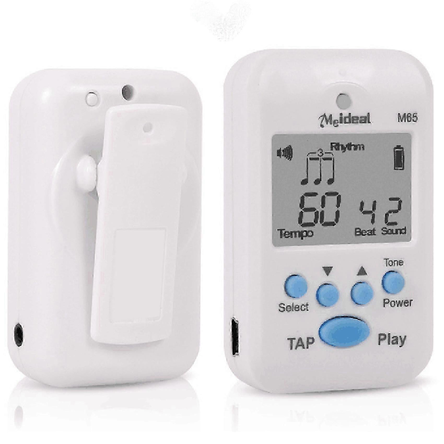Mini Professional Metronome M50 Digital LCD Clip-on Digital Tuner for Piano Guitar Accessories Ped