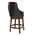thumbnail image 6 of Pemberly Row 24.5" Transitional Wood Swivel Counter Stool in Oak (Set of 2), 6 of 8