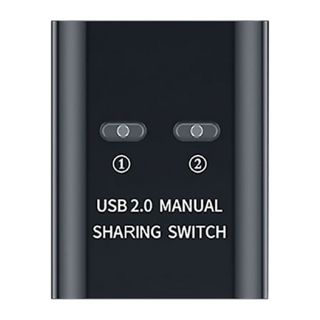 USB2.0 2 in 1 Out USB 2.0 Sharing Switch KVM Switcher USB for Mouse, Keyboard, Scanner, Printer, Computer Parts