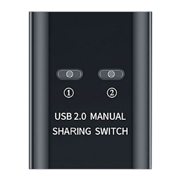 USB2.0 2 in 1 Out USB 2.0 Sharing Switch KVM Switcher USB for Mouse, Keyboard, Scanner, Printer, Computer Parts