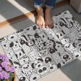thumbnail image 4 of Cute Black and White Cartoon Line Drawing Dog Door Rugs,Washable Non Slip Door Mats Indoor,Decorative Door Mats,Entry Mat Indoor for Entrance,Bedroom,Kitchen,Bathroom,20"x32", 4 of 6