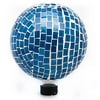 10" Blue Mosaic Glass Gazing Globe