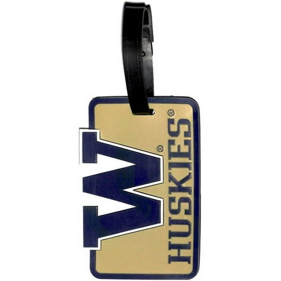 Aminco Washington Huskies Soft Luggage/Bag Tag