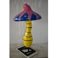 thumbnail image 6 of Nifao Happy Giant Mushroom Made of Resin for Outdoors Indoors – Outdoor Garden Decor Sculpture, 43"L x 43"W x 68"H, 6 of 12