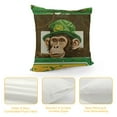 thumbnail image 4 of Pillowcase Monkey St Patrick's Day Truck Floral Leaves King  Pillow Cover Protector Pillow Sham Case with Zipper, 4 of 5