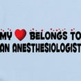 thumbnail image 2 of CafePress - Belongs To An Anesthesiologist Infant Bodysuit - Baby Light Bodysuit, Size Newborn - 24 Months, 2 of 4