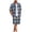 Blue-1, variant on ZToonmas Men's 2 Piece Print Outfit Short Sleeve Button-down Camp Collar Shirt with Drawstring Waist Shorts Casual Summer Set