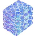 thumbnail image 4 of Coolnut 12x12Inx6 Sets) Reusable Soft Face Towel, Kitchen Hand Towel Bathroom Absorbent Towel, Gym Hotel Spa-Pretty Mermaid Scales Washcloth Gift, 4 of 7