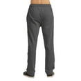 thumbnail image 2 of Men's Open Bottom Terry Sweatpants, Elastic Drawstring Waistband, Charcoal Grey S, 2 of 4