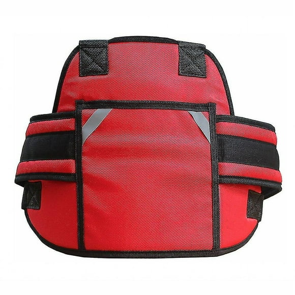 Cinturón de seguridad para niños HUOGUO con rayas reflectantes color rojo