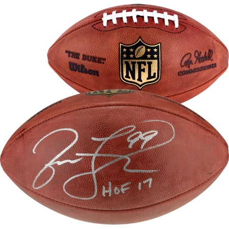 Jason Taylor Miami Dolphins Autographed Duke Football with "HOF 17" Inscription - Fanatics Authentic Certified