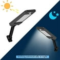 thumbnail image 5 of Outdoor Solar Lights, 60 LED Street and Yard Lights, Remote Control LED Wall Light, Wireless Solar Security Lights, 5 of 5