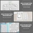 thumbnail image 2 of Grey Silicone Washboard for Home Use Durable Clothes Board 2 Pieces Safe Fall Proof Anti Skid, 2 of 9