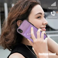 thumbnail image 6 of Mantto Crossbody Wallet Women Case for iPhone XR,Credit Card Pocket Diamond Design Phone Case with Strap,PU Leather Purse with Lanyard Bling Flip Cover For iPhone XR, Purple, 6 of 10