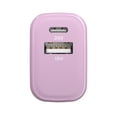 thumbnail image 7 of Liquipel Powertek Pastel Braided 20W Combo Wall Charger - Purple, 7 of 7