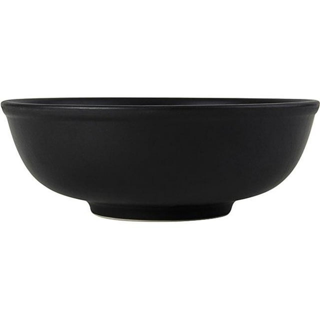 Tuxton VBB-3503 35 oz Matte Black Menudo Bowl