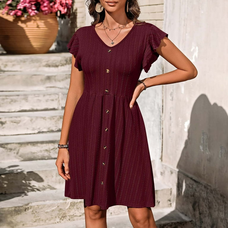 sachin and babi light blue dress Burgundy Women's Trendy Dresses & Outfits main image 1