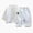 A38-Light Blue, variant on BABY Kids Toddler Boys Girls Pajamas Pajamas Easter Gift Sleepwear Pjs Set 6M-12Y Leisure Homewear Gift,2-3 Years